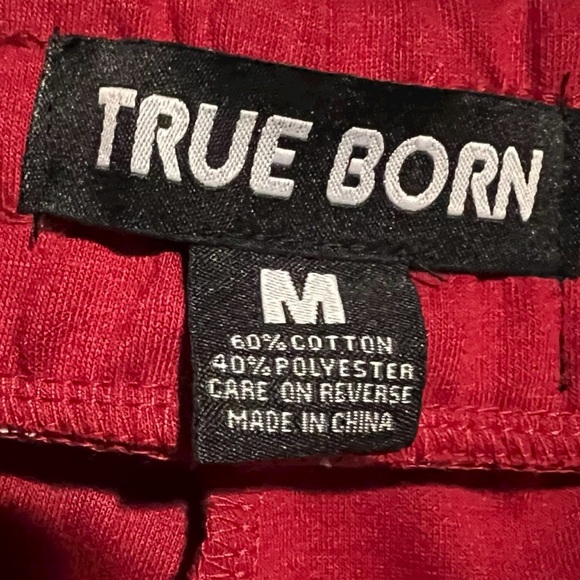 True Born Men's Red Athletic Pants - Picture 10 of 12